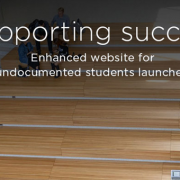 enhanced website for undocumented students flyer