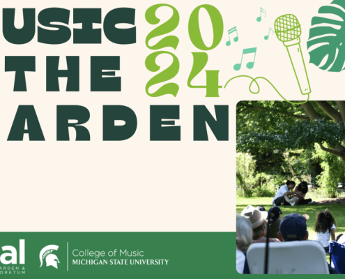Music in the Beal Garden graphic