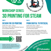 3d print workshop flyer oct 2025